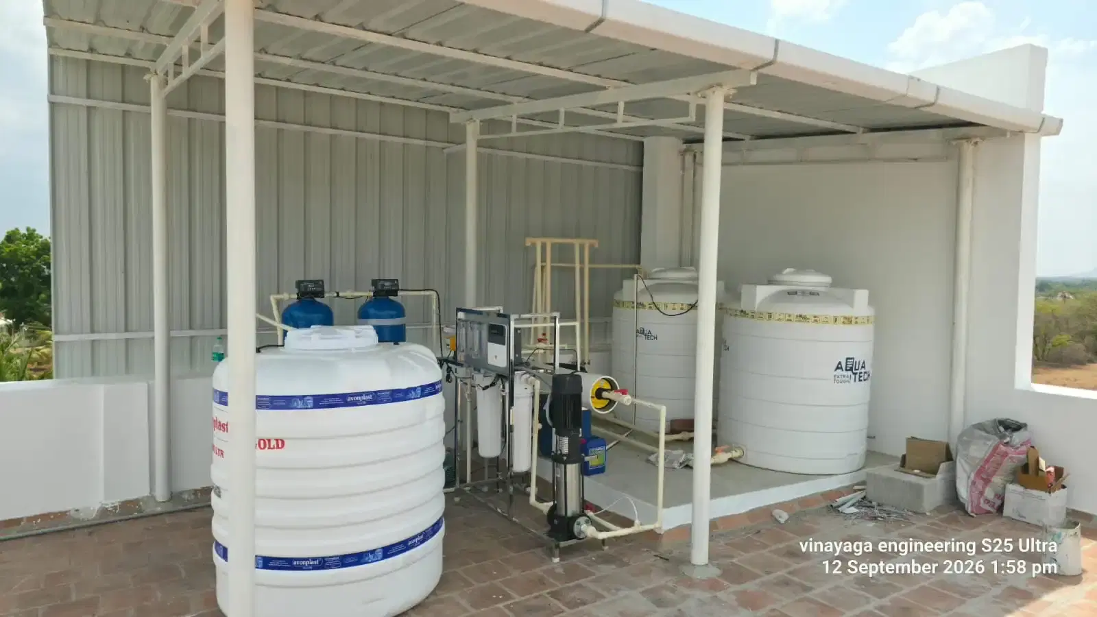 1000 LPH Industrial RO Plant