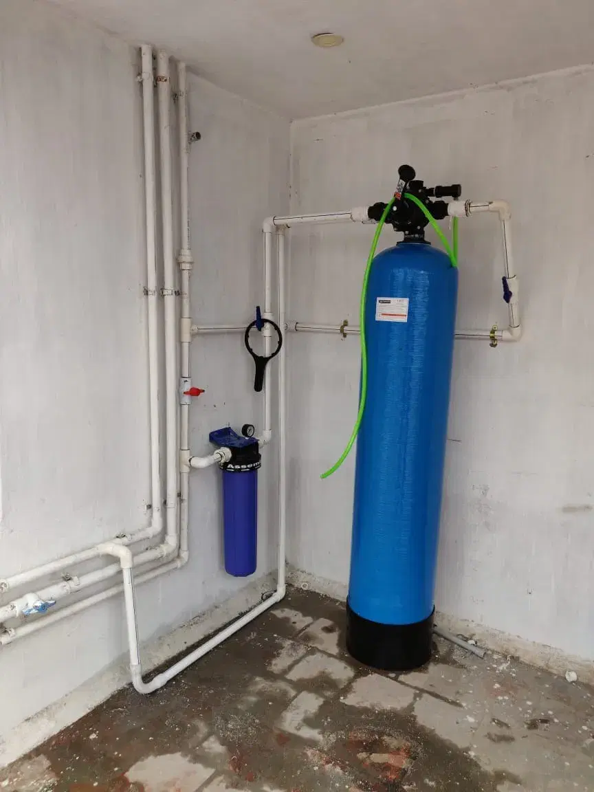 Balcony Softener Installation